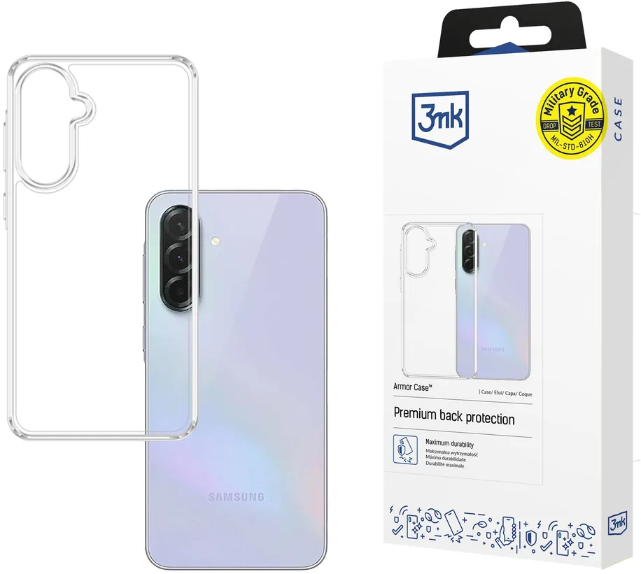 3mk Armor Case for Samsung Galaxy A37 - transparent