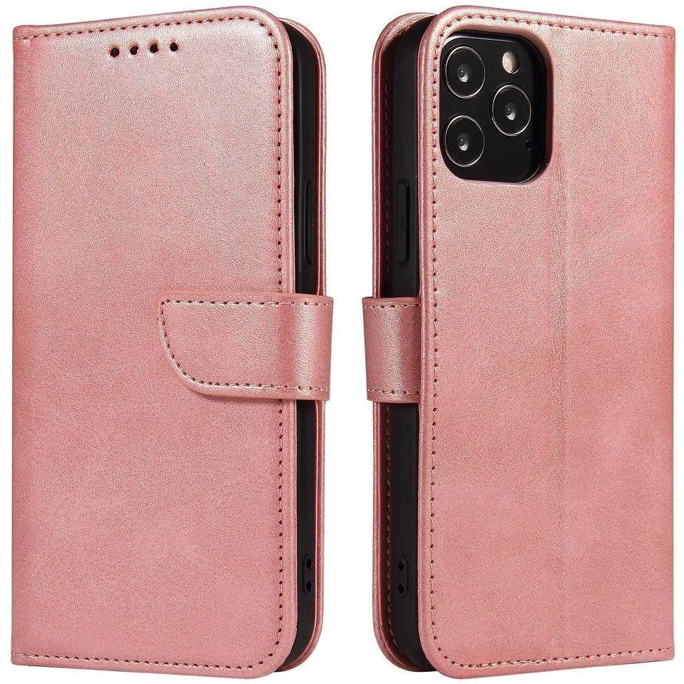 Husa tip carte Magnet Case cu clapeta si suport pentru Samsung Galaxy A73 roz