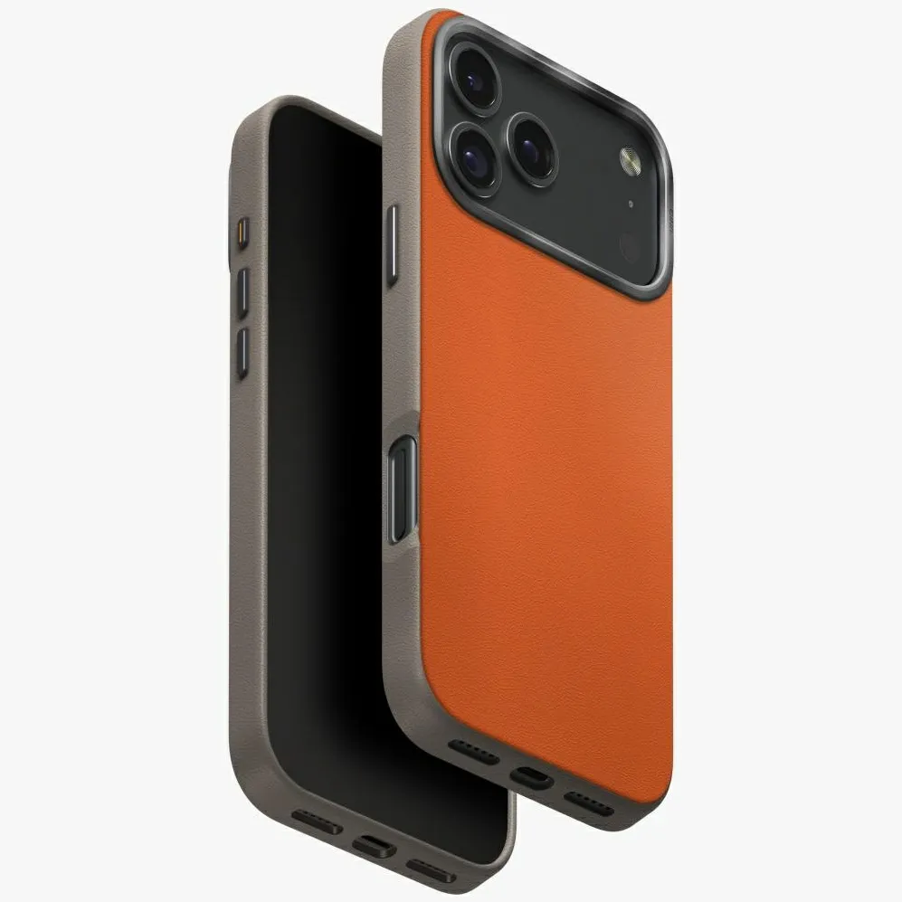 Husa Uniq Lyden DS MagClick Charging pentru iPhone 17 Pro Max portocaliu-gri