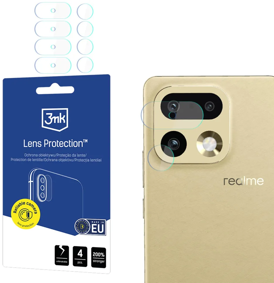 3mk Lens Protection Hybrid Glass for Camera Lens on Realme 16 Pro 5G