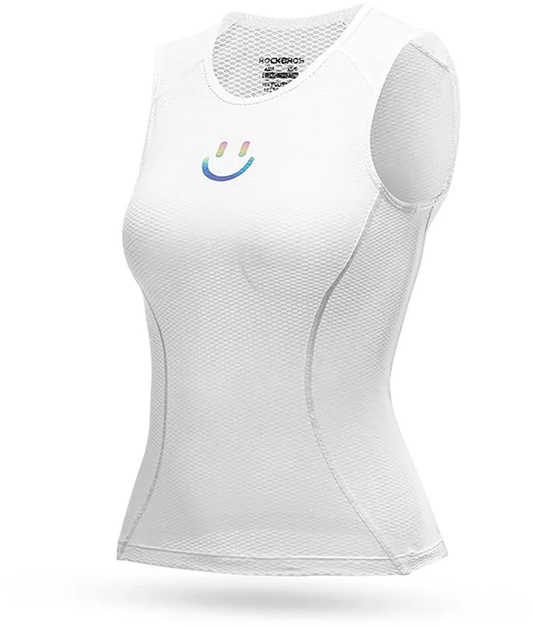 Rockbros YDBX001 Women's Quick-Dry Sleeveless Cycling Jersey XL / XXL - White