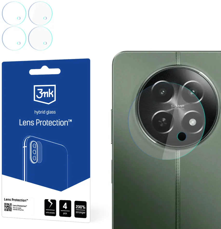 3mk Lens Protection™ hybrid camera glass for Realme 12x 5G