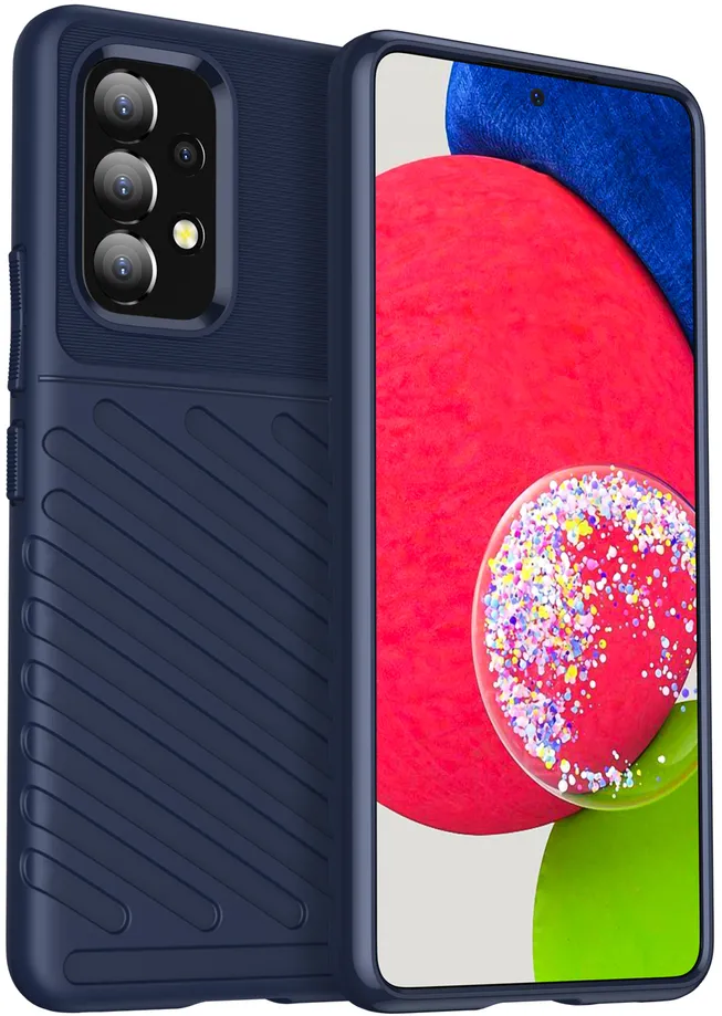 Husa Thunder Case flexibila Samsung Galaxy A53 5G albastru