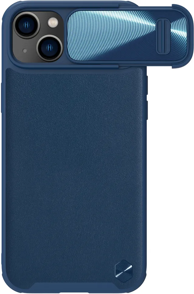 CamShield Armor Pro pentru iPhone 14 Pro cu capac camera inel suport albastru