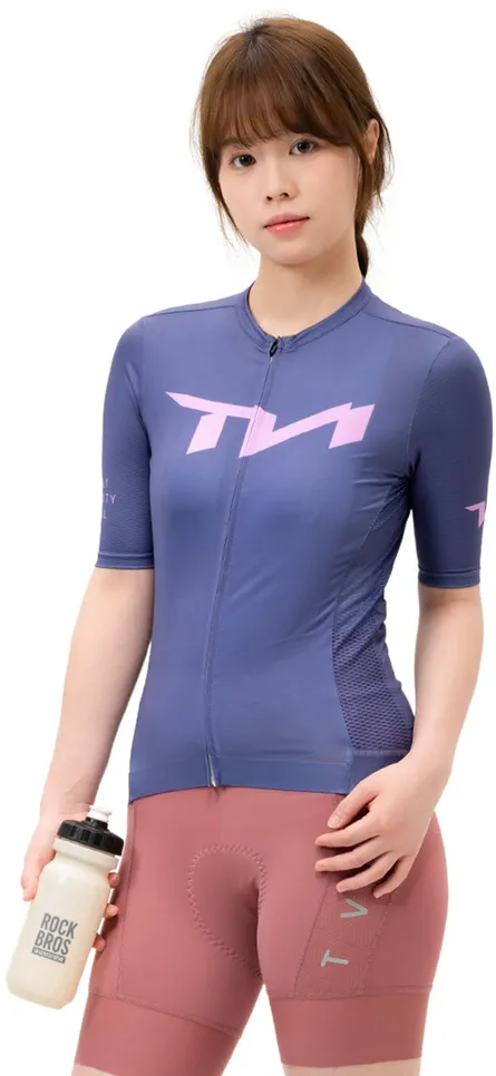 Rockbros YDDX012-1 TVI L Women's Cycling Jersey - Purple