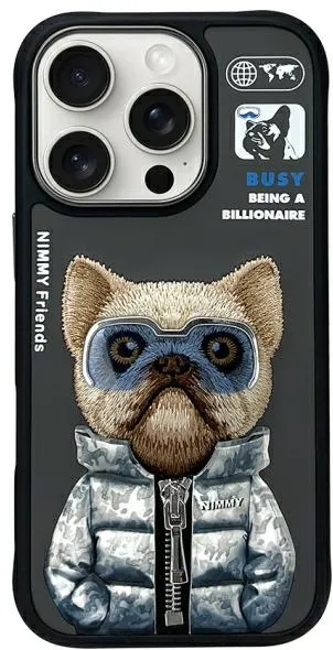 Nimmy Cool&Cute 2.0 Dog Case for iPhone 16 Pro Max - Black