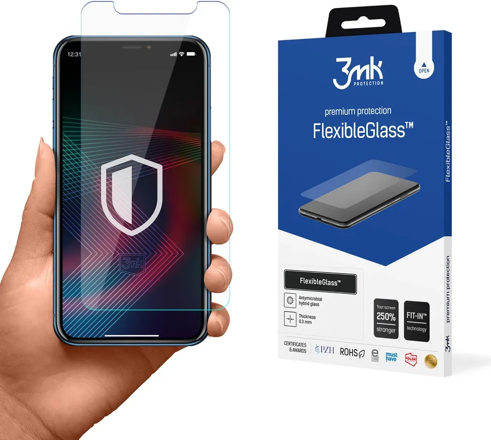 3mk FlexibleGlass™ hybrid glass for iPhone XR
