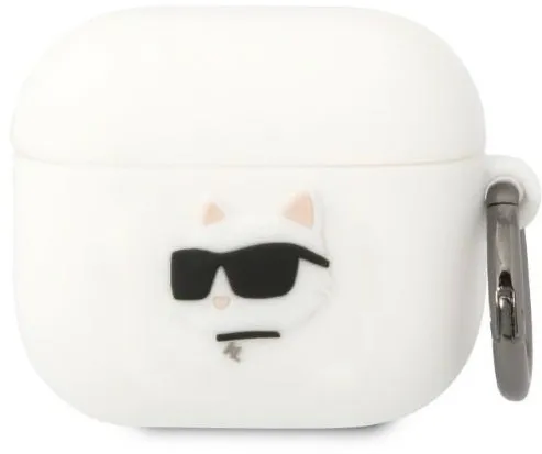 Husa protectie Karl Lagerfeld KLA3RUNCHH alb AirPods 3