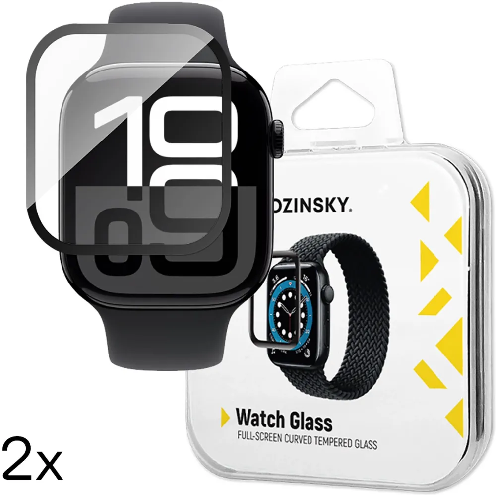 Wozinsky Full Glue Tempered Glass for Apple Watch 46mm (2 pcs.)