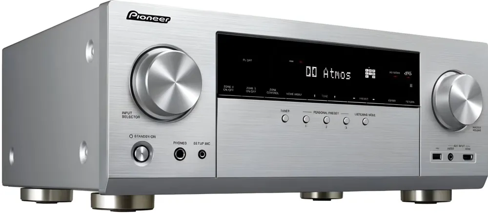 Receiver Pioneer VSX-LX305 M2SMMP, 9.2 canale, Bluetooth, Argintiu