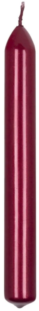 Lumanari pentru cina, lacuite, 20 x 170mm, 10 buc/set, DONAU Home - rosii