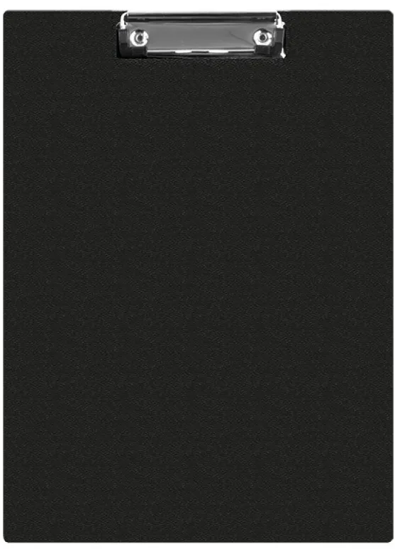 Clipboard dublu A5, plastifiat PVC, Q-Connect - negru