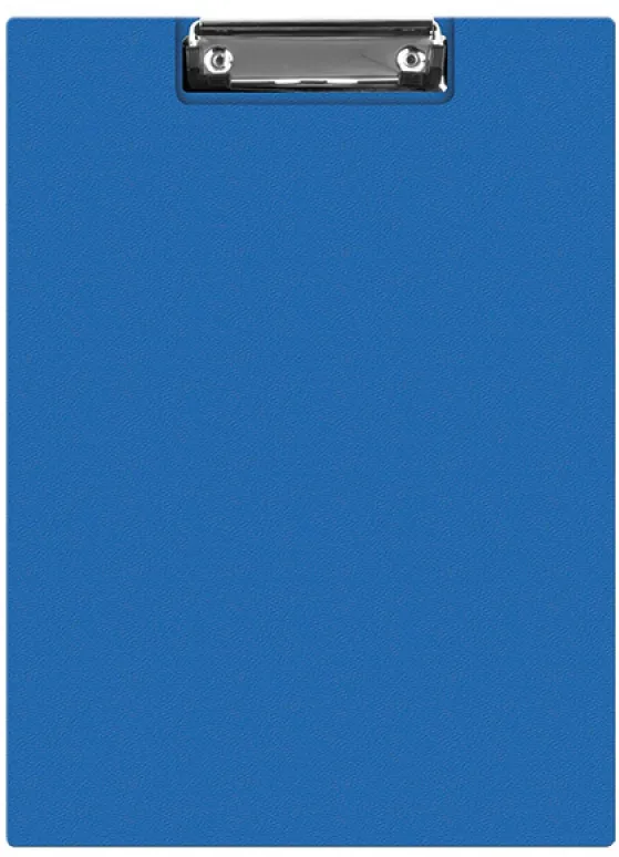 Clipboard dublu A5, plastifiat PVC, Q-Connect - albastru