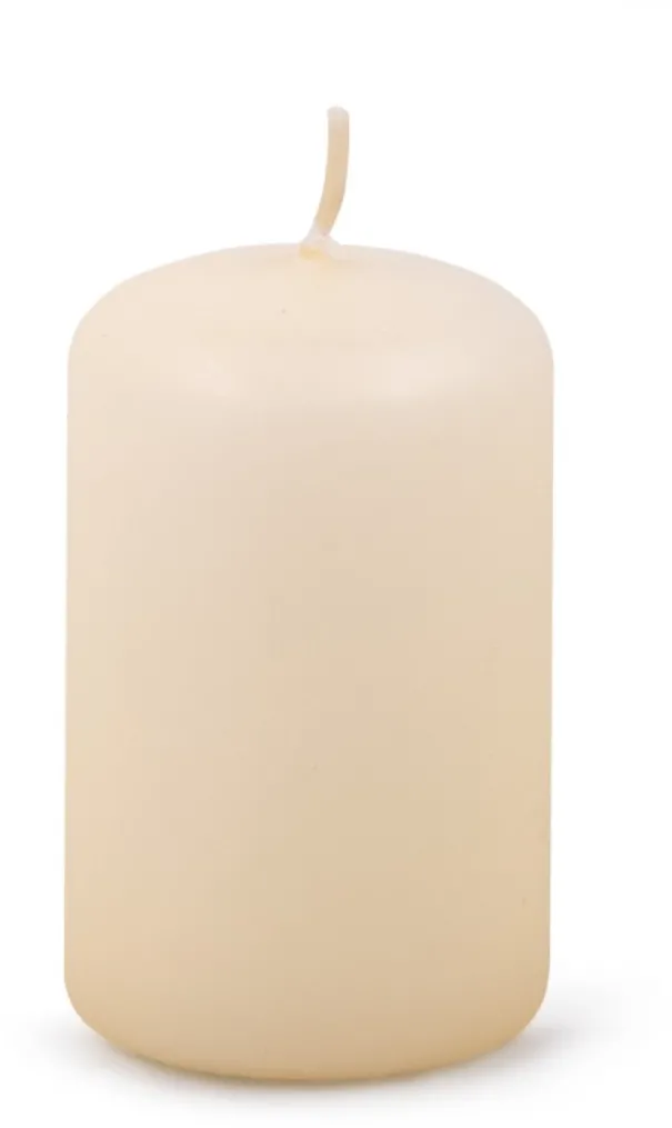 Lumanare pilon, 50 x 80mm, DONAU Home - crem