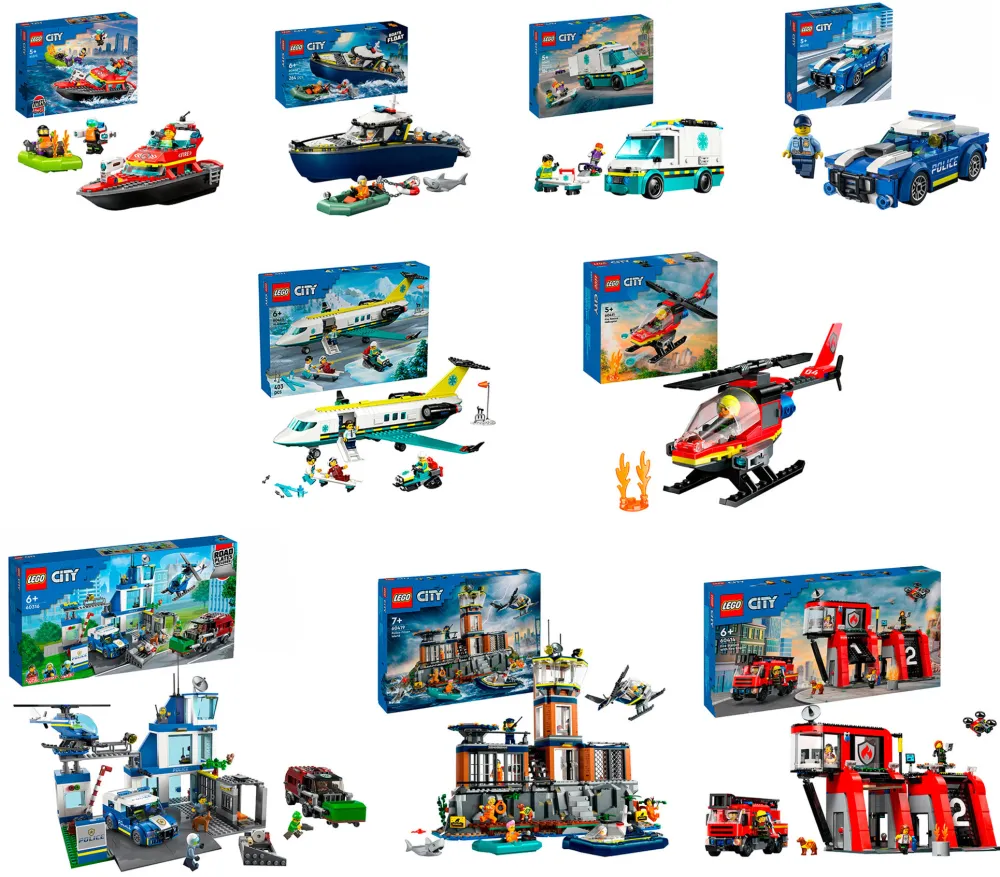 LEGO City Rescue Service Bundle