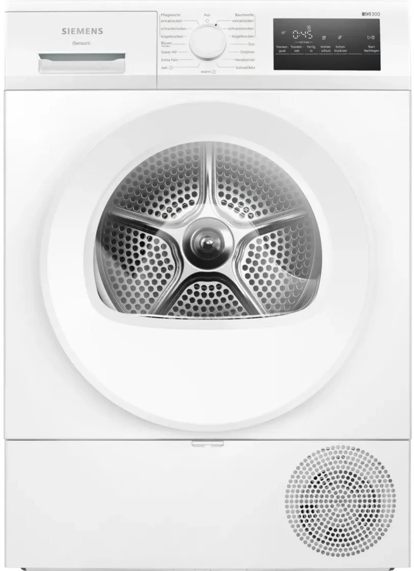 Siemens WT45HVA4 iQ300 Heat Pump Tumble Dryer White