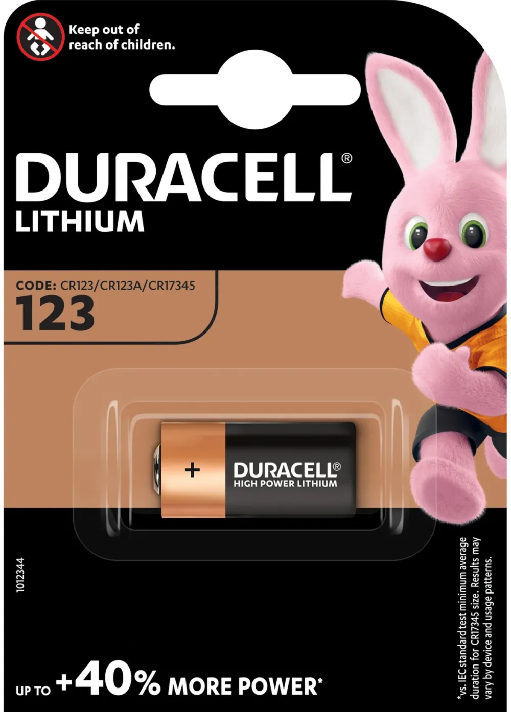 Duracell Photo 1x CR123A 3V