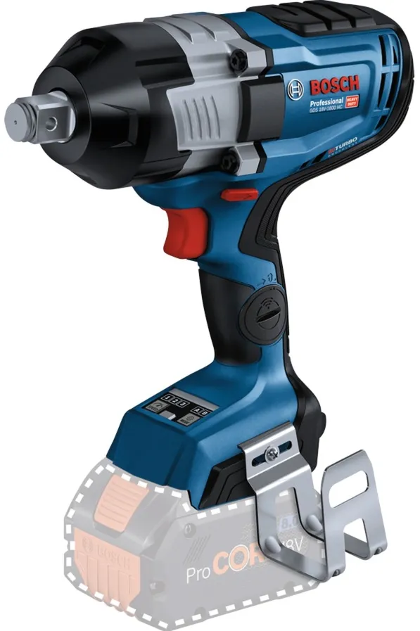 Cheie de impact fara fir Bosch GDS 18V-1600 HC Professional BITURBO 18 V 3/4" fara acumulator si incarcator