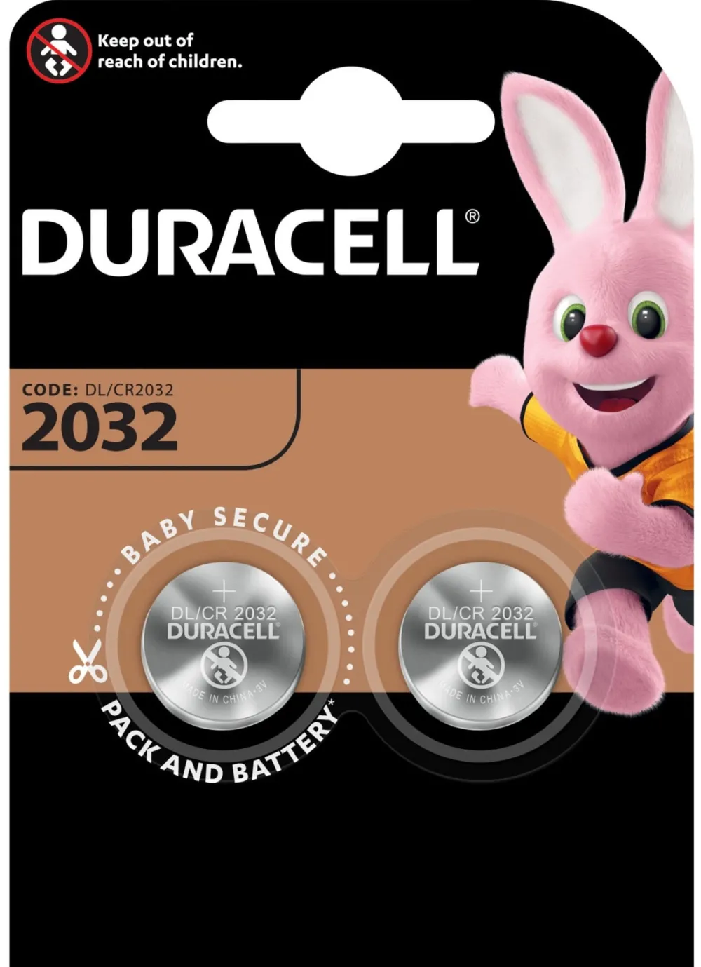 Duracell Electro (Blis) CR2032 3V 2 pcs