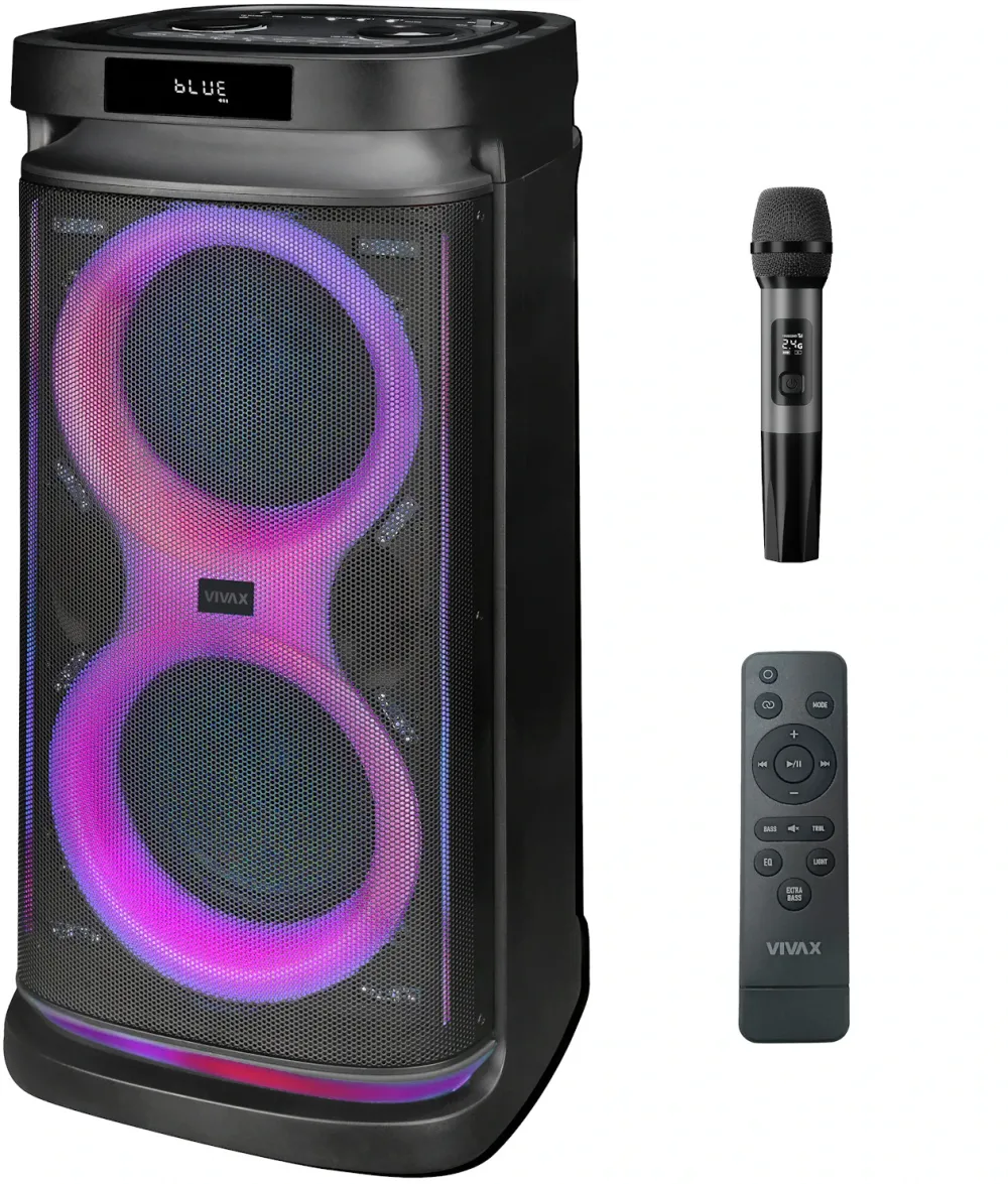 Boxa Bluetooth, 80W RMS (160W Peak), TWS, Karaoke, BS-820 Negru