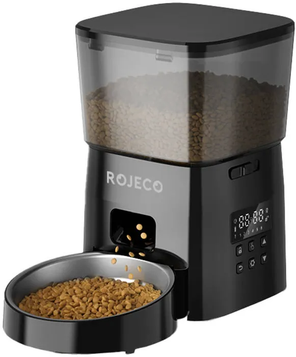 Rojeco 2L Automatic Pet Feeder Button Version