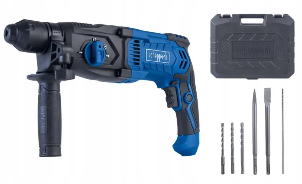 Scheppach DH2260 1050W 3J 26mm SDS Plus hammer drill
