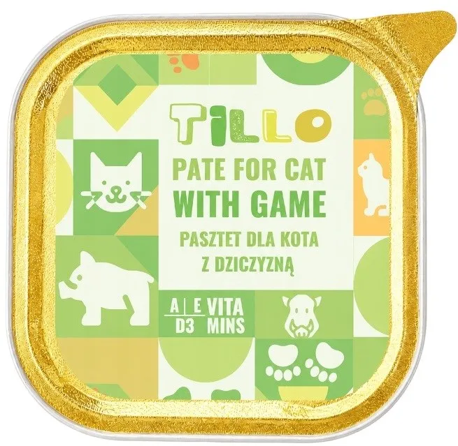 TILLO Pate Game - wet cat food - 100g