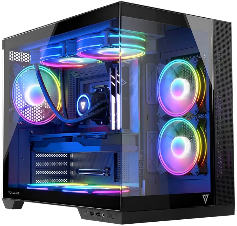 Carcasa PC Modecom Volcano Panorama Apex ARGB 7F Black