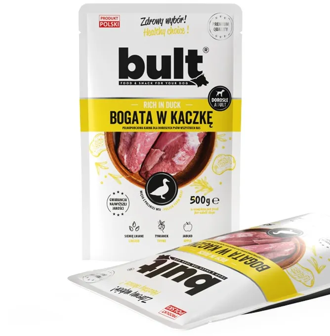 BULT Rich in duck - wet dog food - 500g