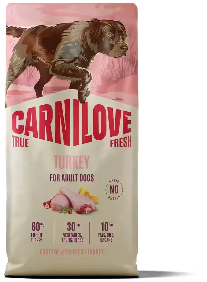 CARNILOVE True Fresh Turkey - dry dog food - 12kg