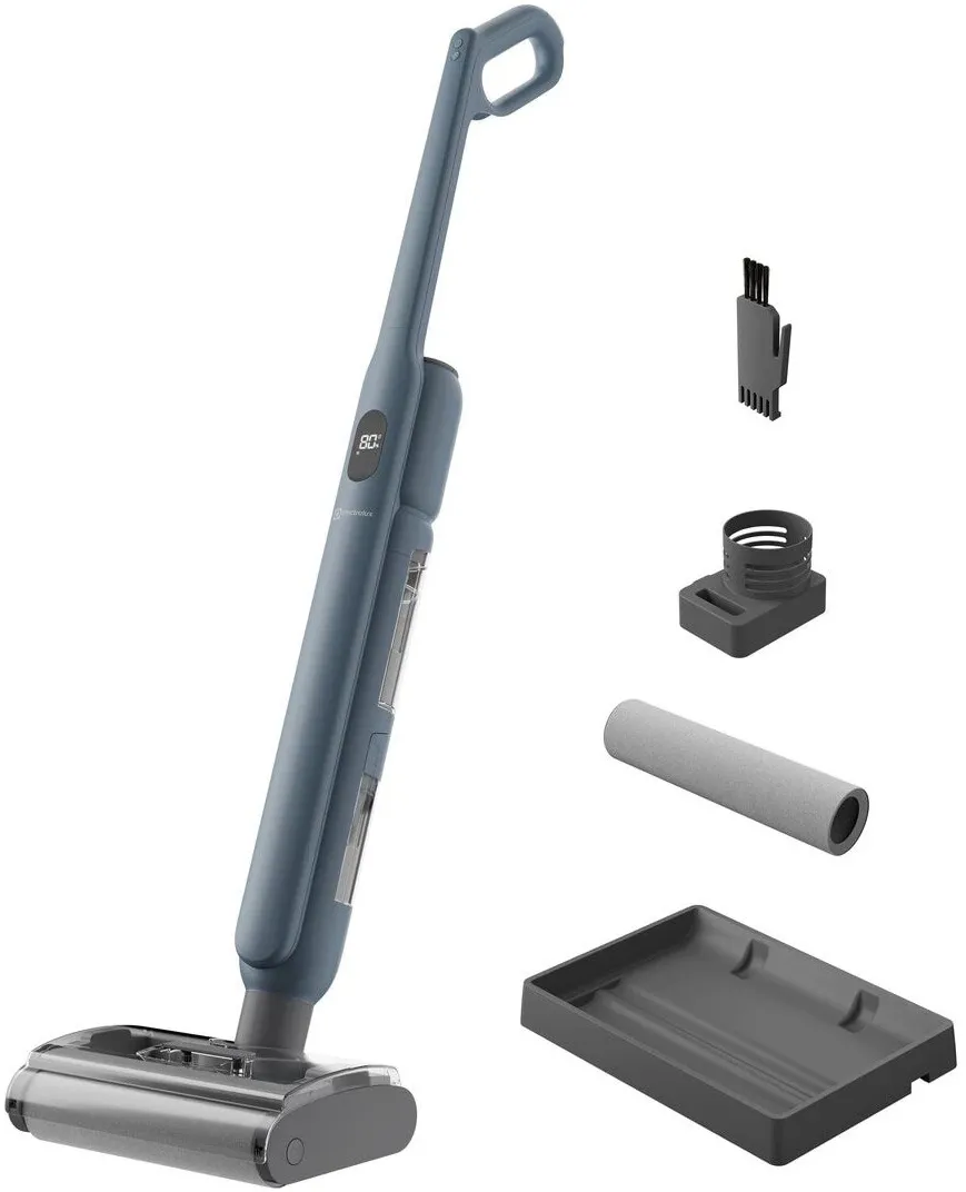 Aspirator vertical cu spalare ELECTROLUX Seria 500 WET EW51U1DB 55 min autonomie auto-curatare
