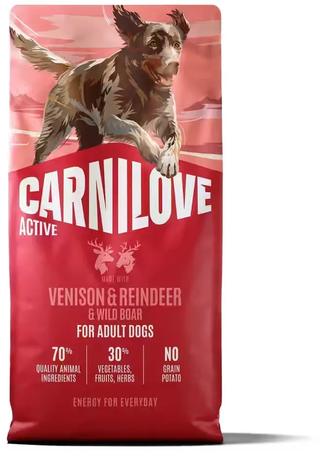CARNILOVE Active Venison & Reindeer - dry dog food - 12kg