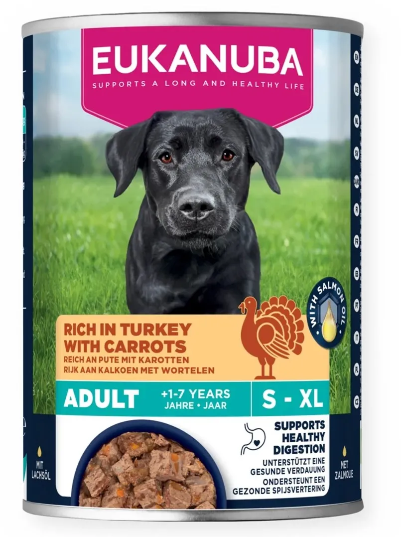 EUKANUBA Life Care Rich in turkey and carrots - wet dog food - 400g