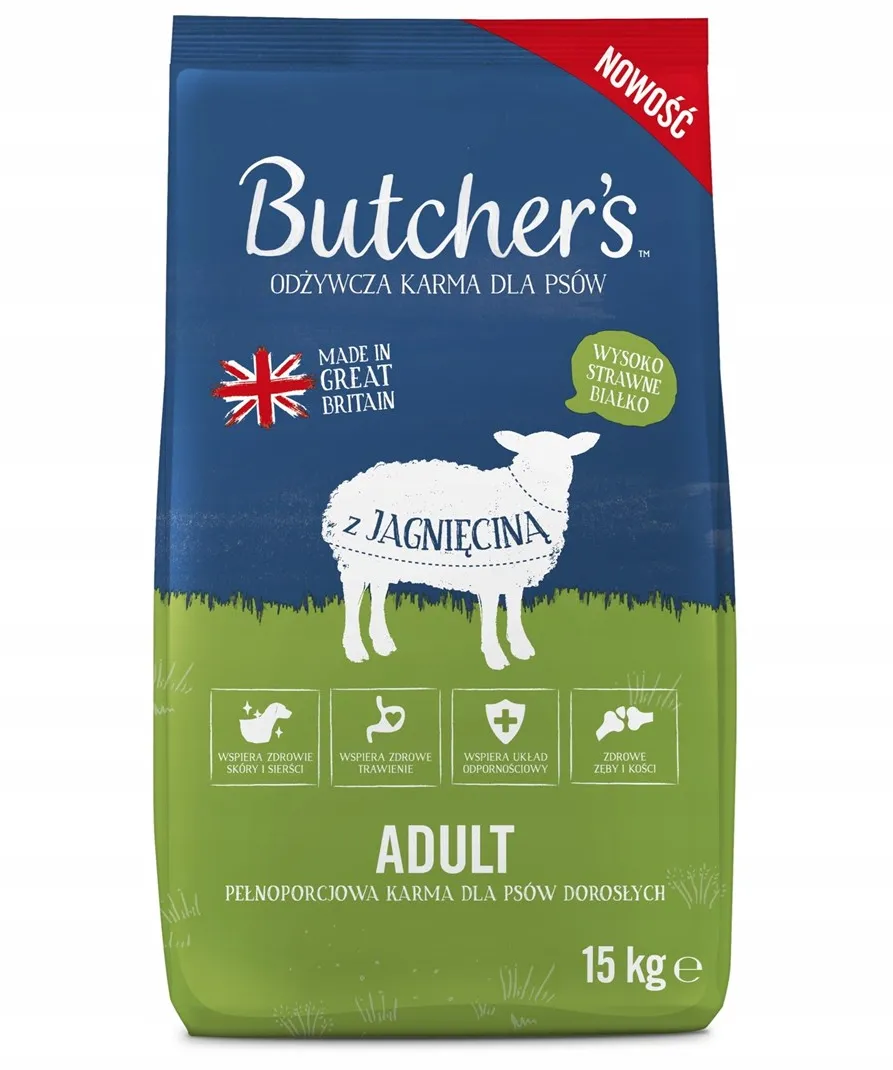BUTCHER'S Original Lamb - dry dog food - 15kg
