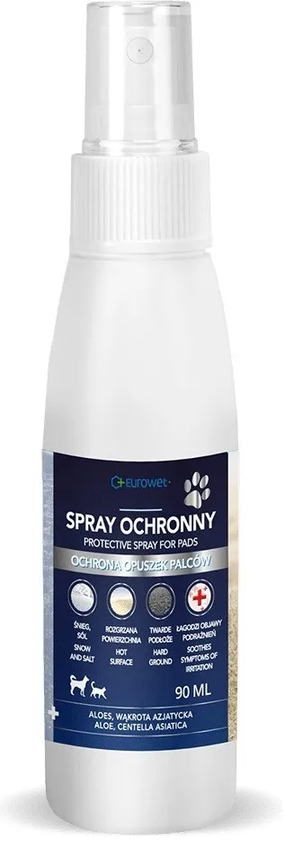 Spray protector pentru pernutele labelor EUROWET pentru caini si pisici 90 ml