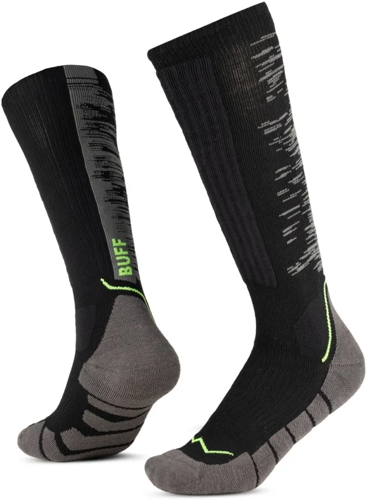 BUFF Merino HW Over The Calf Socks HW02, Black, L