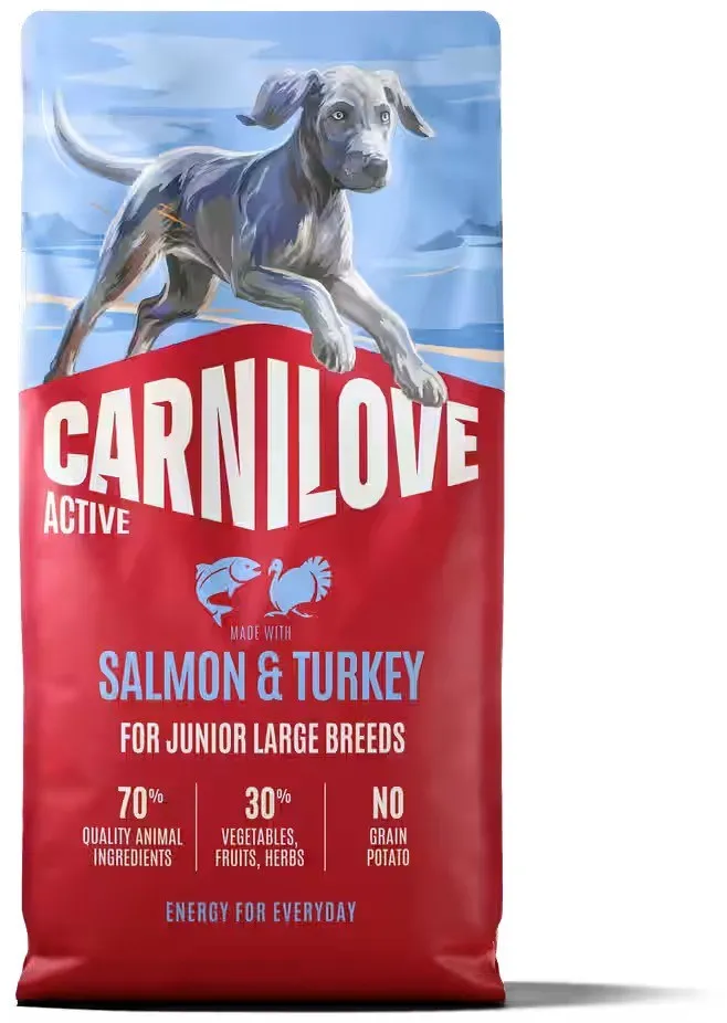 CARNILOVE Active Junior Salmon & Turkey Large - dry dog food - 12kg