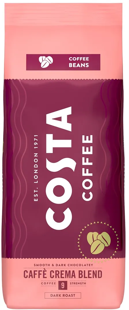 Costa Coffee Crema bean coffee 1kg