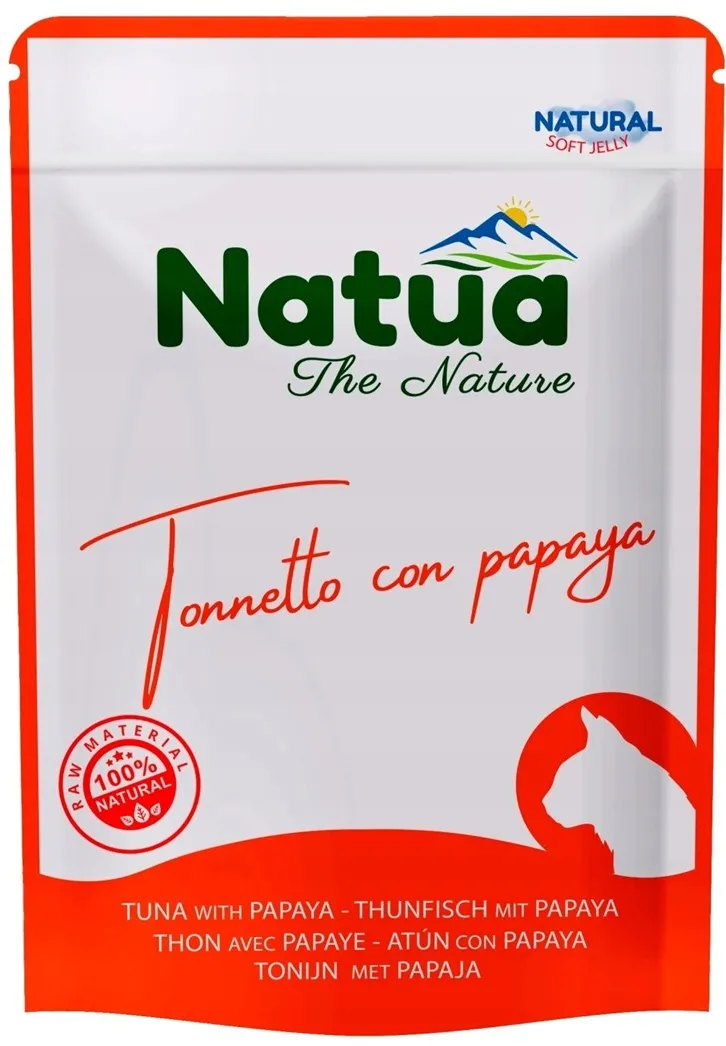 NATUA Mono tuna with papaya - wet cat food - 70g