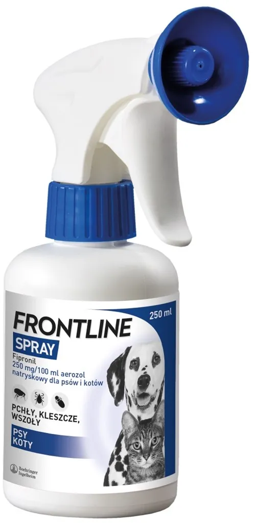 Spray antiparazitar pentru caini si pisici FRONTLINE Flea and Tick 250 ml