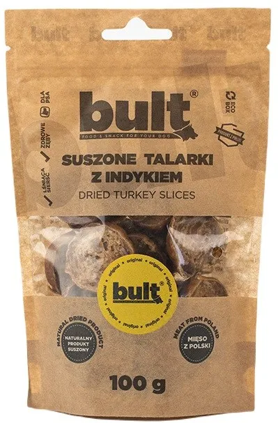 BULT Dried turkey slices - dog treat - 100g