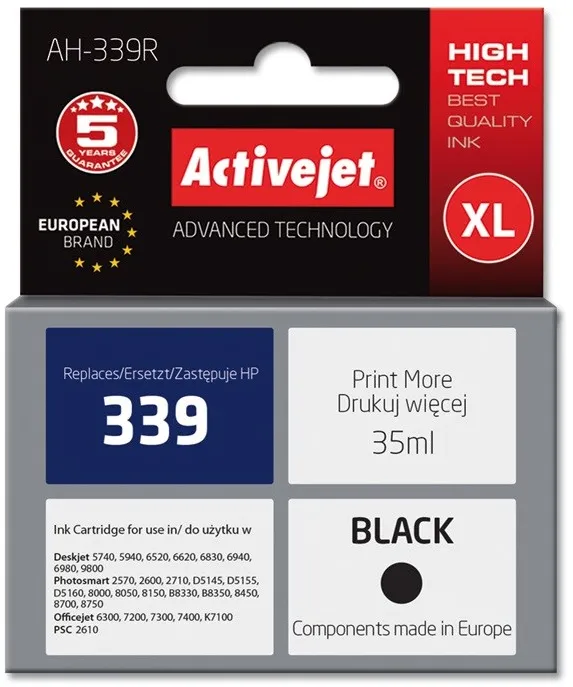 Cartus Imprimanta ACTIVEJET COMPATIBIL for Hewlett Packard No.339 C8767EE