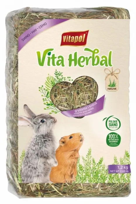 VITAPOL Vita Herbal - hay for rodents - 1,2 kg
