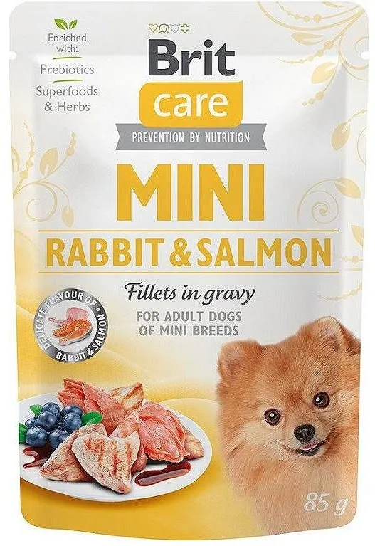 BRIT Care Mini Rabbit&Salmon - wet dog food - 85g