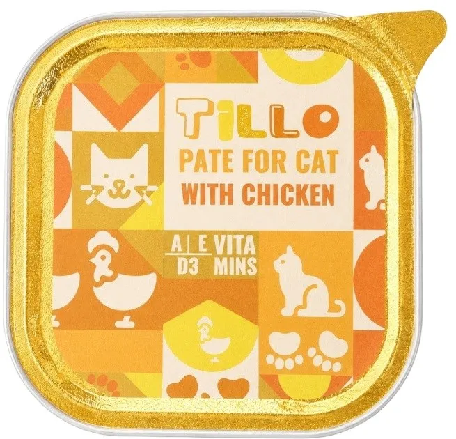 TILLO Pate Chicken  - wet cat food - 100g