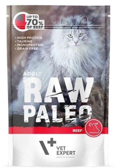 VETEXPERT Raw Paleo Adult Cat Beef - wet cat food - 100 g