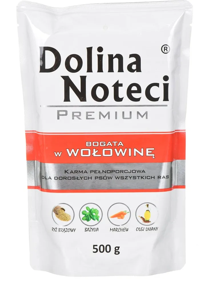 DOLINA NOTECI Premium Rich in beef - Wet dog food - 500 g