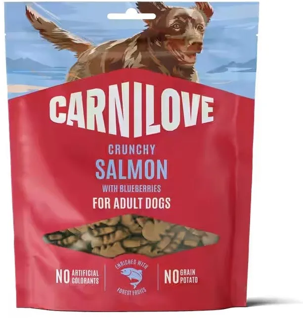 CARNILOVE Crunchy Salmon with Blueberries - dog treat - 200g