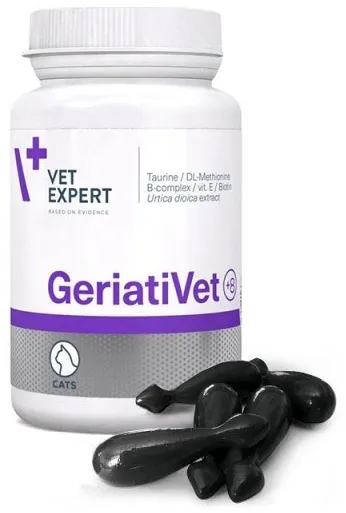 VETEXPERT GeriatiVet Cat - supporting preparation for older cats - 60 caps.