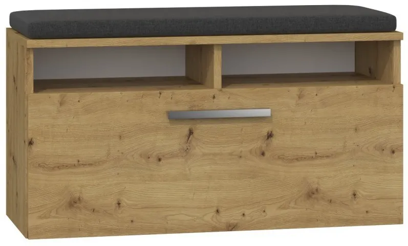Topeshop RIVA SZAFKA ARTISAN shoe organizer Closed Oak